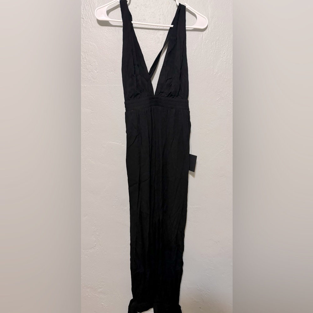 Black Lulu's jumpsuit halter top